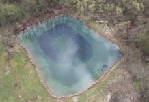 Ilidžansko oko iz zraka