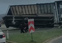 Vjetar prevrnuo kamion kod Mostara