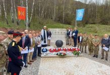 U Jabuci kod Goražda otkriven spomenik poginulim britanskim vojnicima iz sastava UNPROFOR-a