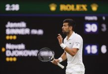 Presedan na Wimbledonu, Đokoviću sudija oduzeo poen zbog urlika