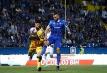 Nefči se u sudijskoj nadoknadi spasio poraza od Željezničara na prepunoj Grbavici