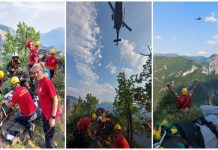 GSS FBiH spasila povrijeđenog iz rejona Rakitnice, helikopterom ide ka KCUS-u