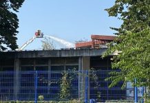 Pogledajte fotografije iz zraka: Požar progutao najveću tvronicu papira u BiH