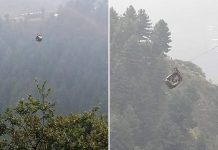 Osam osoba zarobljeno u žičari na visini od 914 metara