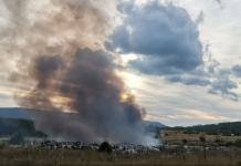 Drvar: Požar na deponiji otpada još nije lokaliziran