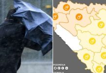 Upozorenje na oluje širom regiona: Žuti i narandžasti meteoalarm upaljen za veći dio BiH