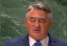 Komšić u Generalnoj skupštini UN-a: Podržati BiH ukoliko se želi sačuvati mir na zapadnom Balkanu
