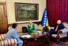 Ministar Isak se sastao sa zamjenicom ministra za ljudska prava i izbjeglice BiH Duškom Jurišić
