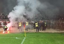 Sukob Ultrasa i redara nakon bakljade na stadionu Rođeni